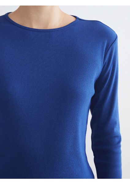 Yeni Sezon Büyük Beden Bisiklet Yaka Fitilli Kadın Tişört indirimleri