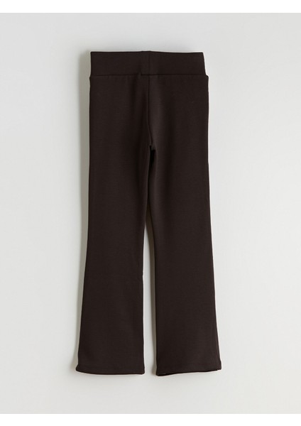 Yeni Sezon Beli Lastikli Ispanyol Paça Kız Çocuk Tayt modelleri