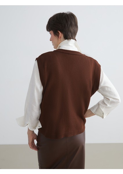 Yeni Sezon V Yaka Kadın Triko Süveter fırsatları