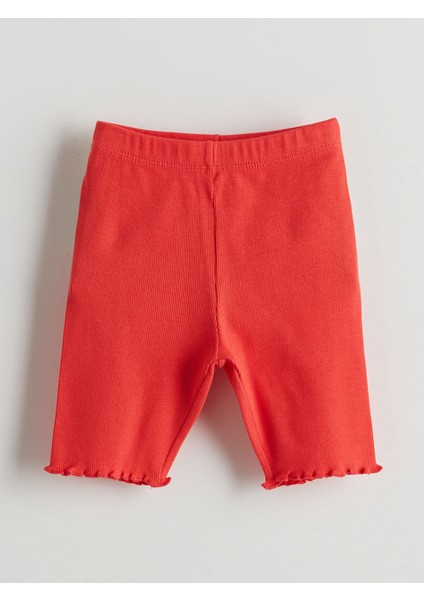 Yeni Sezon Beli Lastikli Kız Çocuk Kısa Tayt 2'li modelleri