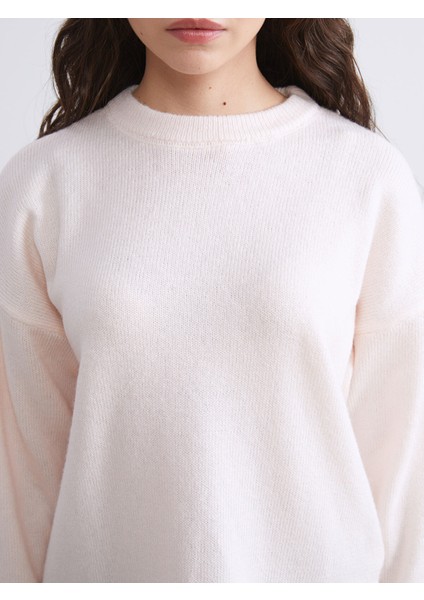 Yeni Sezon Bisiklet Yaka Oversize Kadın Triko Kazak modelleri