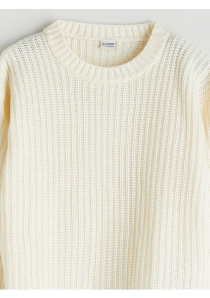 Yeni Sezon Bisiklet Yaka Kız Çocuk Triko Kazak modelleri