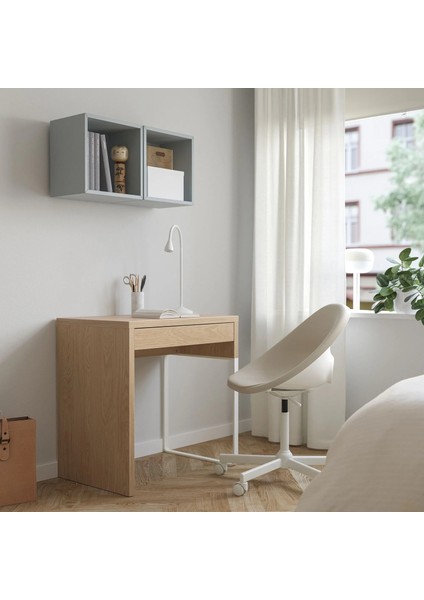 Mıcke Çalışma Masası Ağartılmış Meşe Görünümlü 73 x 50 Cm