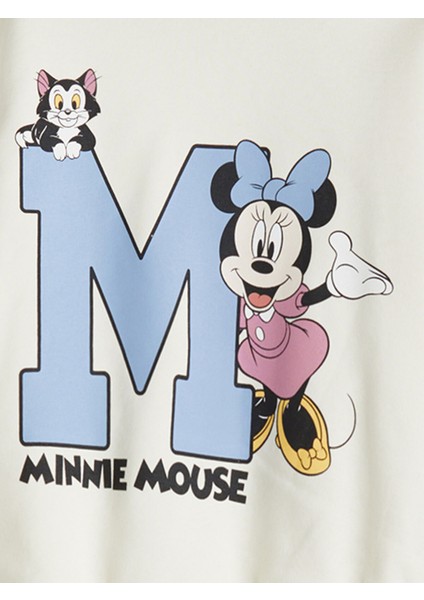 Yeni Sezon Minnie Mouse Baskılı Kız Çocuk Kalın Sweatshirt fiyatları