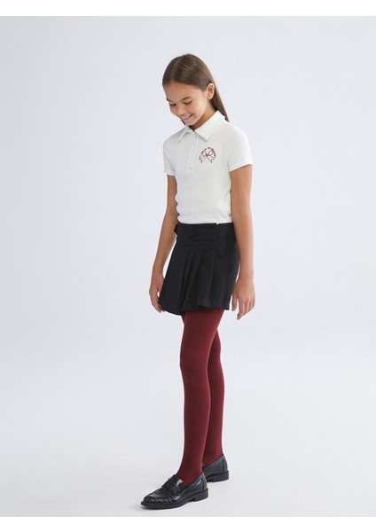Yeni Sezon Pileli Kız Çocuk Şort Etek