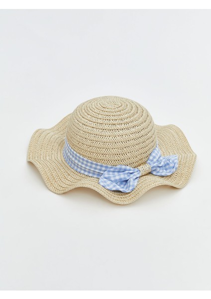 Yeni Sezon Kız Çocuk Hasır Plaj Şapkası modelleri