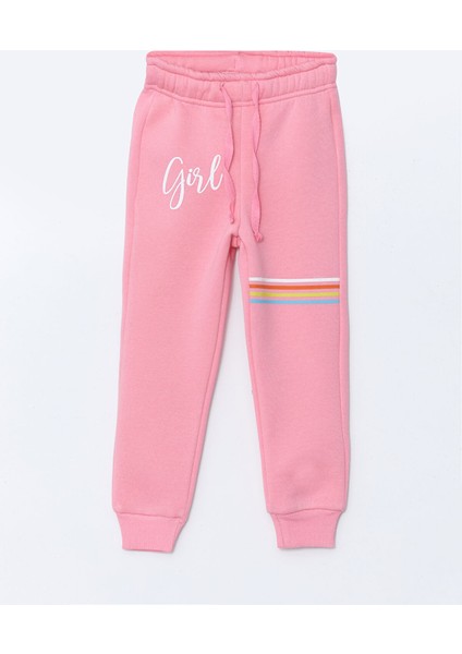 Yeni Sezon Beli Lastikli Kız Çocuk Jogger Eşofman Altı