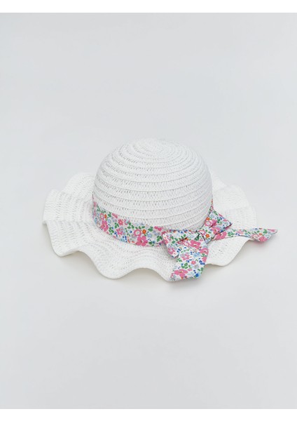 Yeni Sezon Çiçek Desenli Kız Çocuk Hasır Şapka fiyatları