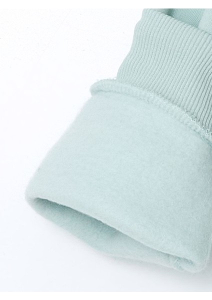 Yeni Sezon Bisiklet Yaka Baskılı Kız Çocuk Sweatshirt modelleri