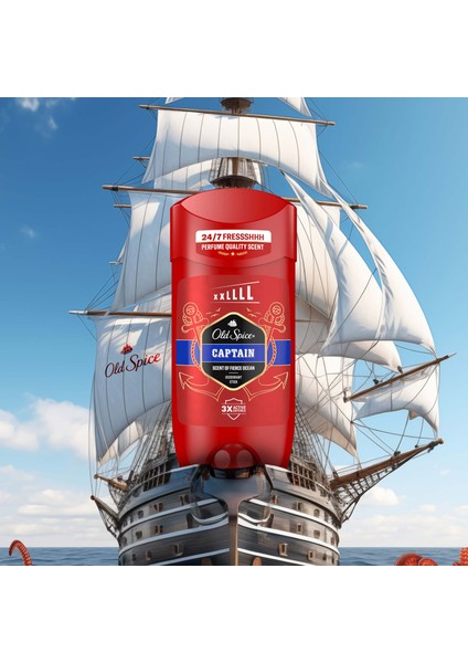 Captain Erkekler için Deodorant Stick 85 ml XL Büyük Boy