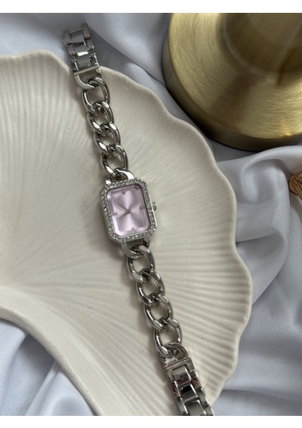 Pembe Cam Örgü Saat modelleri