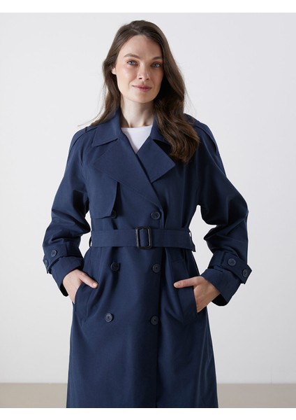 Yeni Sezon Kruvaze Yaka Oversize Kadın Trençkot fiyatları