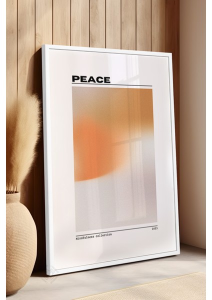 Aura Serisi Beyaz Çerçeveli Poster, Tablo NO:129 fırsatları