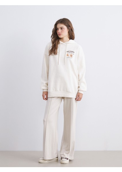 Yeni Sezon Baskılı Oversize Kadın Kalın Hoodie fiyatları