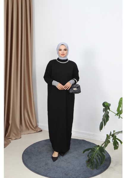 Çift Renk Merserize Elbise