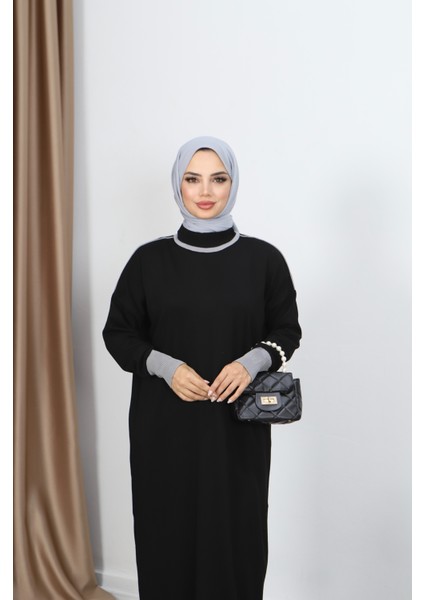 Çift Renk Merserize Elbise modelleri