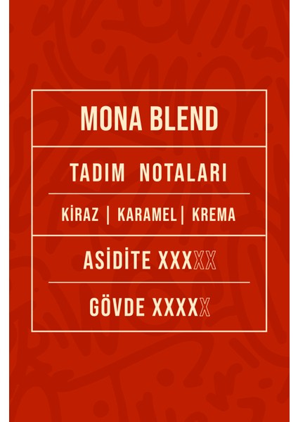 Yöresel Filtre Kahve Deneme Seti 5 x 50GR - 250GR fiyatları