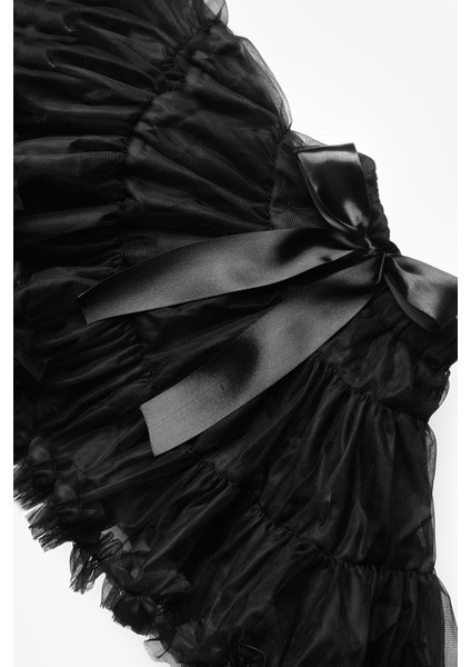 Siyah Kız Çocuk Tütü Etek - Bonita