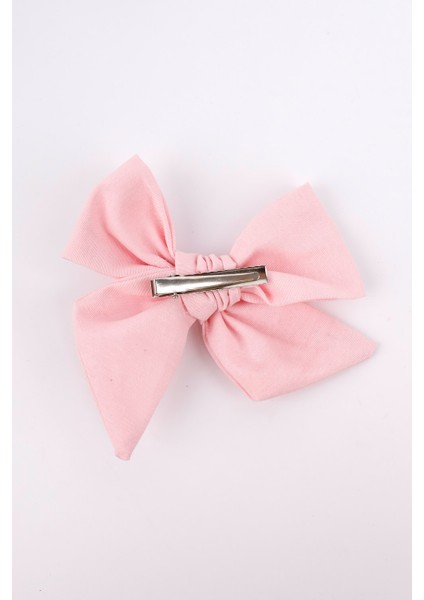 Pembe Fiyonk Kız Çocuk Klips Toka