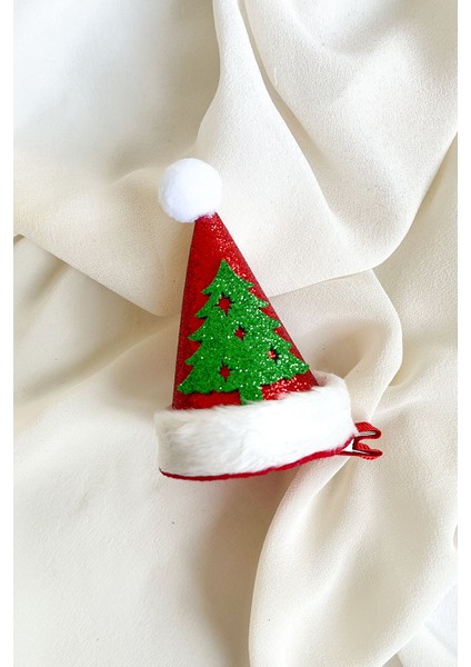 Kırmızı Çam Ağaçlı Ponponlu Huni Taç fiyatları