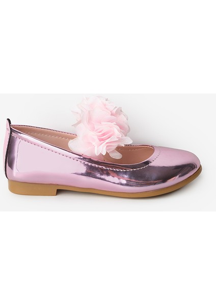 Pembe Tül Çiçekli Kız Çocuk Ayakkabı indirimleri
