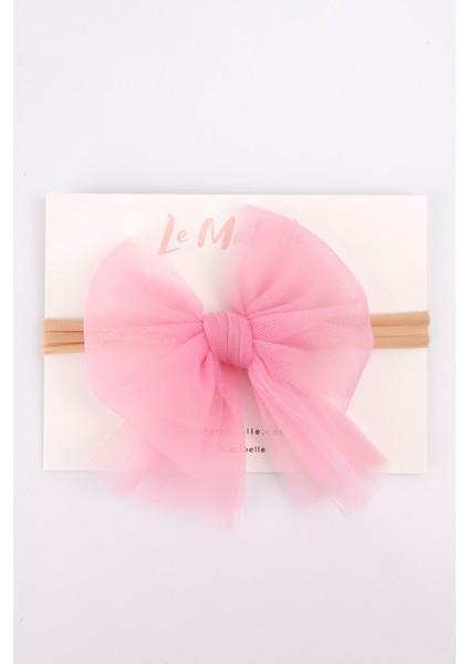 Pembe Tül Fiyonk Saç Bandı fırsatları