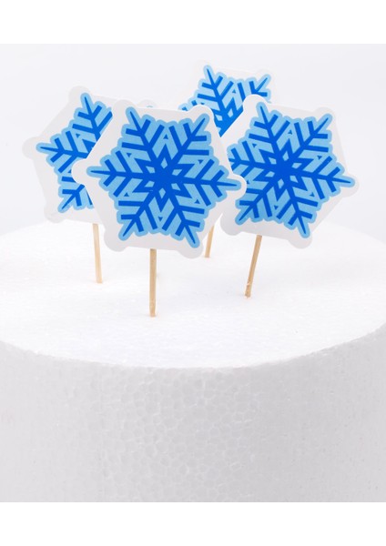 Mavi Kar Tanesi 10'lu Kürdan Pasta Süsü fırsatları