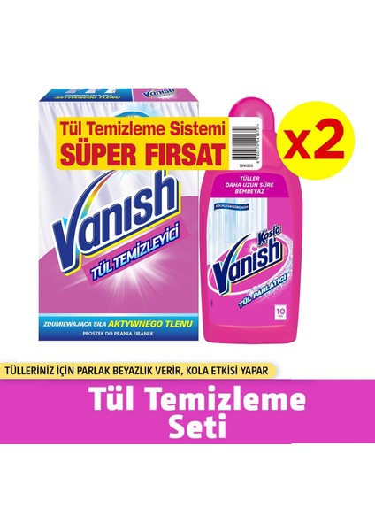 Tül Toz 2 x 400 gr+ Parlatıcı 2 x 450 ml