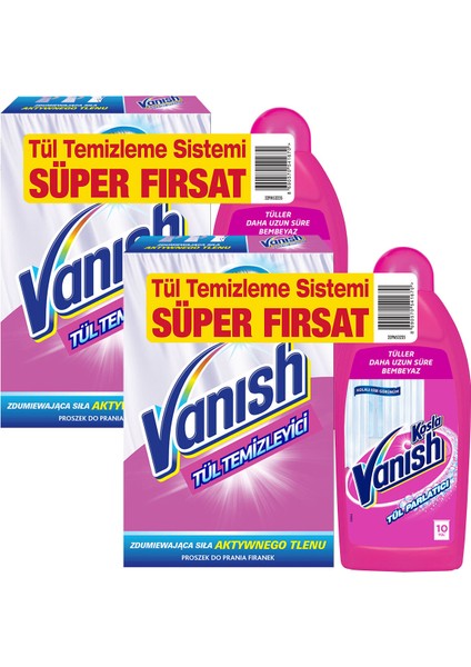 Tül Toz 2 x 400 gr+ Parlatıcı 2 x 450 ml fiyatları