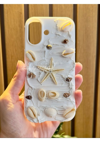 iphone (17) Uyumlu 3D Deniz Yıldızı Desenli Kılıf