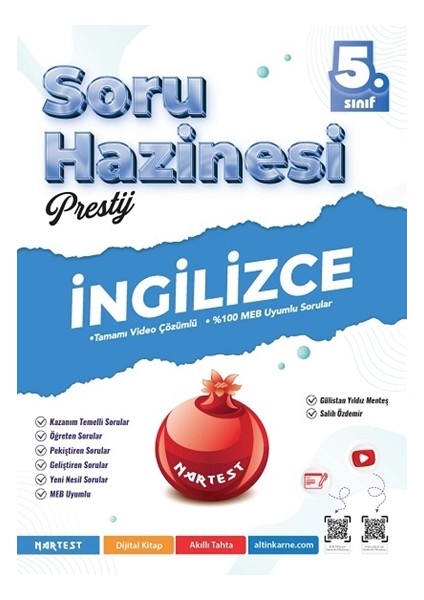 Nartest 5.sınıf Prestij ingilizce Soru Hazinesi fiyatları