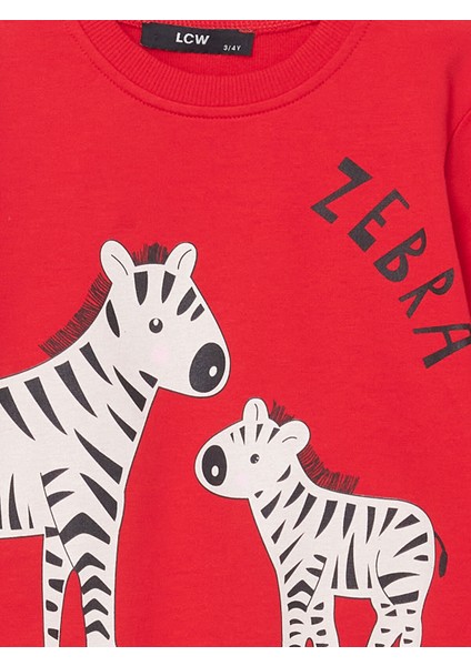 Yeni Sezon Bisiklet Yaka Baskılı Kız Çocuk Sweatshirt fiyatları