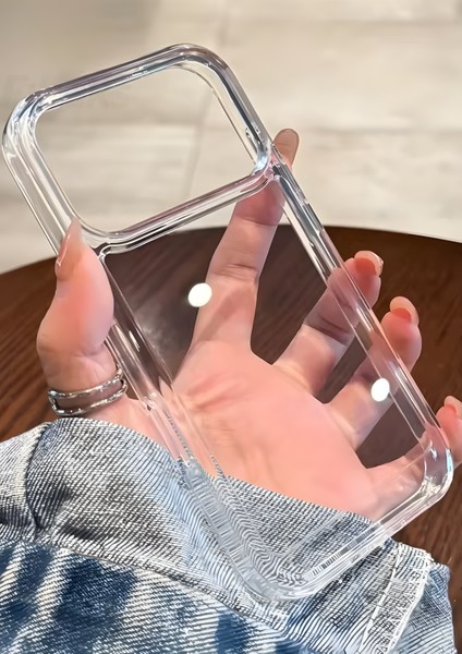 iPhone 17 Pro Kılıf Renksiz Şeffaf Kamerası Açık Korumalı Yumuşak Darbe Emici Ince Esnek Silikon Kapak modelleri