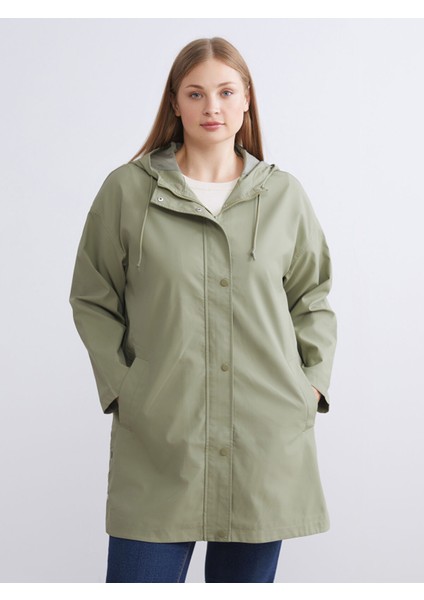 Yeni Sezon Kadın Kapüşonlu Düz Yağmurluk fiyatları