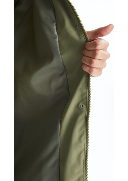 Yeni Sezon Kadın Kapüşonlu Düz Yağmurluk indirimleri