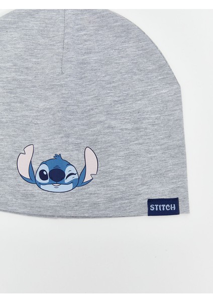 Yeni Sezon Stitch Nakışlı Kız Çocuk Bere 2'li modelleri