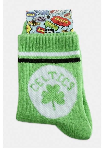 Depomix Yonca Kolej Çorap 8X28-MAVI