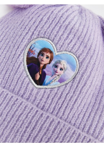 Yeni Sezon Frozen Baskılı Ponponlu Kız Çocuk Bere modelleri