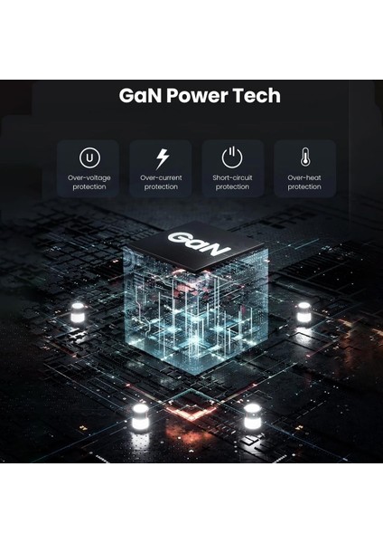 Gan x 100W 4 Portlu Pd Usb-C Hızlı Şarj Cihazı