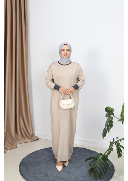 Çift Renk Merserize Elbise