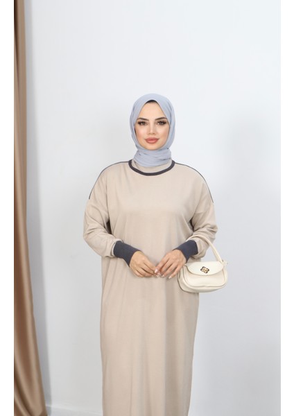 Çift Renk Merserize Elbise modelleri