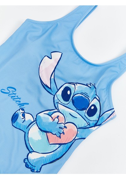 Yeni Sezon Stitch Baskılı Kız Çocuk Mayo modelleri