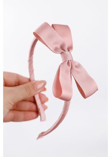 Pudra Fiyonk Detaylı Kız Çocuk Taç modelleri