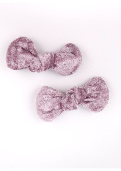 Lila 2'li Kadife Kız Çocuk Klips Toka fırsatları