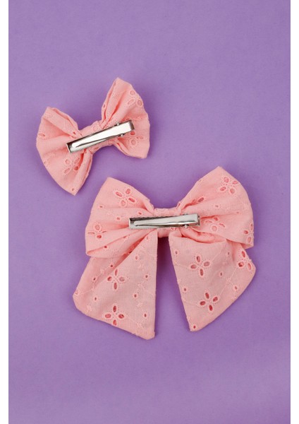 Somon Fisto Fiyonk Anne Kız Toka Set