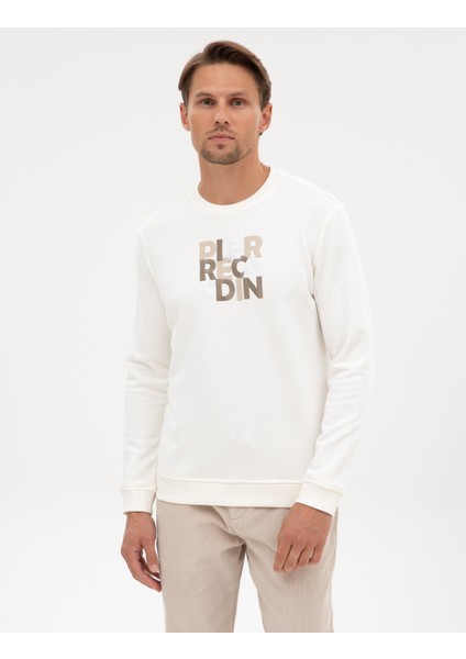 Erkek Ekru Regular Fit Sweatshirt 50316087-VR019 modelleri
