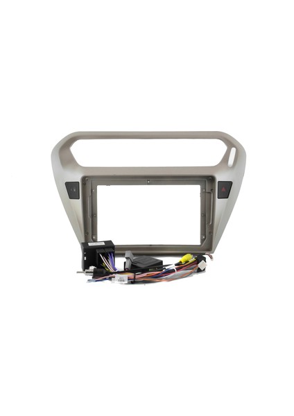 Peugeot 301 / Cıtroen C-Elysée 2012-2020 Gri 9 Inc Çerçevesi - Soket-Canbus