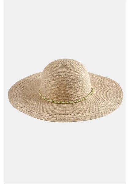 Depomix Örgülü Hasır Şapka-Pudra Rengi fiyatları