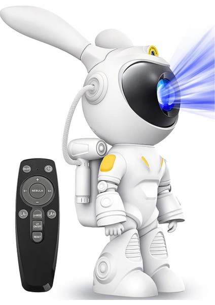 Yıldız Projektör, Komik Tavşan Astronot Galaxy Lights Projektör Yatak Odası, Çocuklar Için, Oda Dekoru, Parti, Oyun Odası, Hediye (Yurt Dışından)