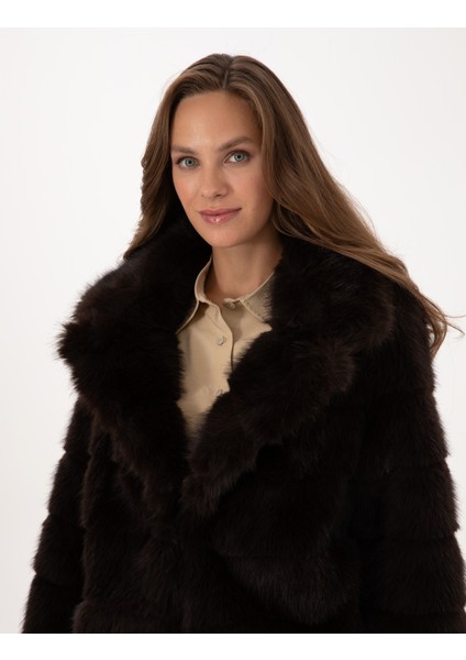 Kadın Kahverengi Comfort Fit Mont 50309011-VR029 fiyatları